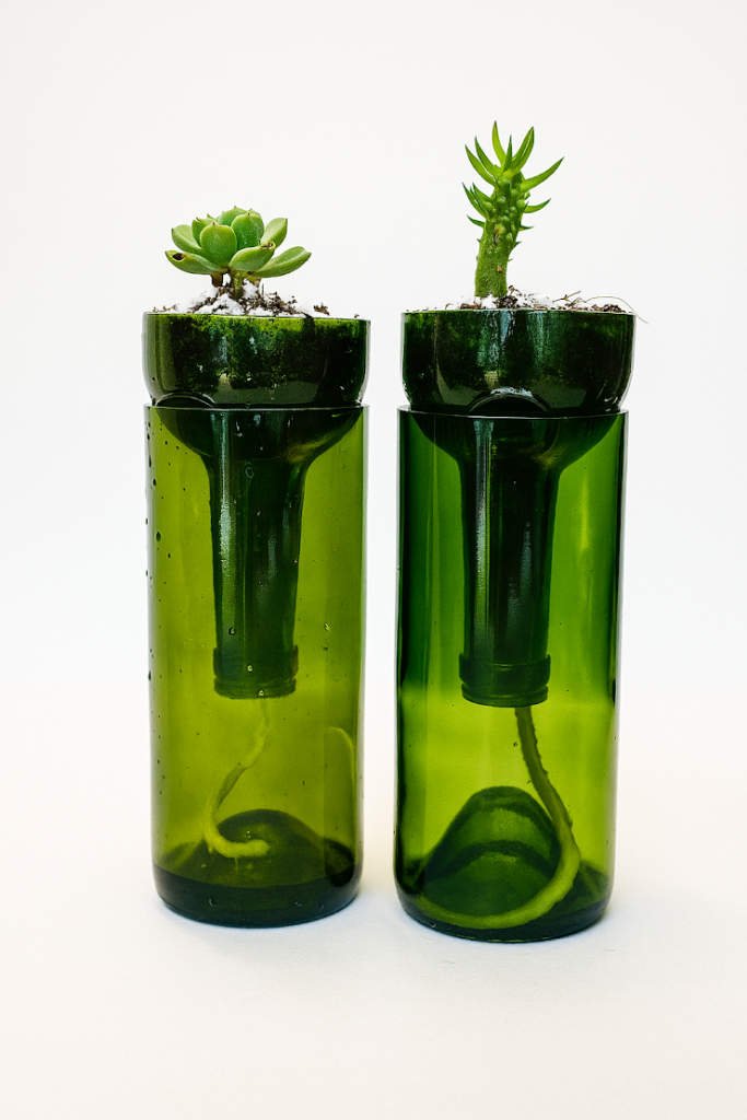 Maceta auto regable Eco Glass