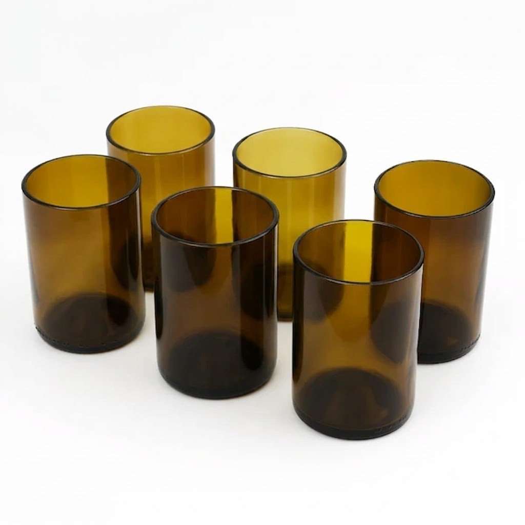 Vaso Largo Origen Ámbar x2